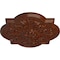 Ekena Millwork Bonetti Ceiling Medallion (Fits Canopies up to 5 1/8"), 20"OD x 1 3/4"P, Burnished Mahogany Crackle CM20BOBMC - alternate 2